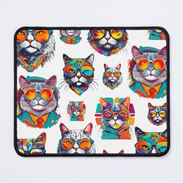 Item preview, Charming Cat in Glasses 7 designed and sold by Tom-Johnson.