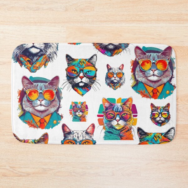 Item preview, Charming Cat in Glasses 7 designed and sold by Tom-Johnson.