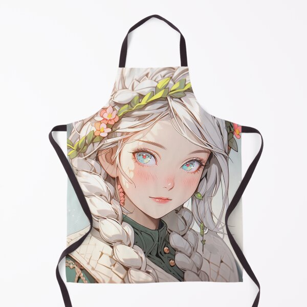Item preview, Enchanted Serene Glimmer Pixie Anime Girl designed and sold by bubblegoth.