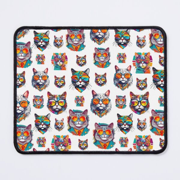 Item preview, Charming Cat in Glasses 8 designed and sold by Tom-Johnson.
