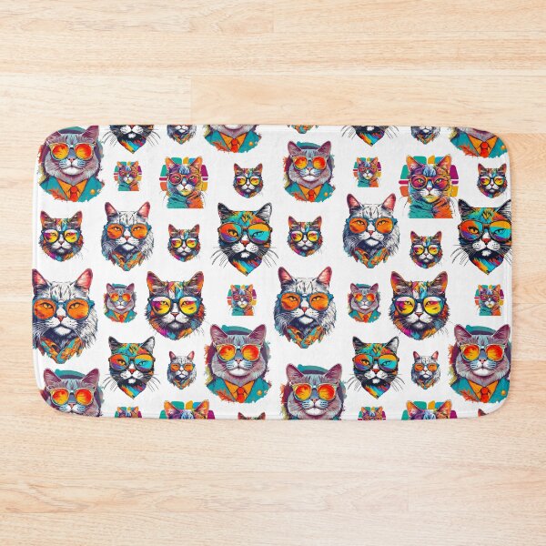 Item preview, Charming Cat in Glasses 8 designed and sold by Tom-Johnson.
