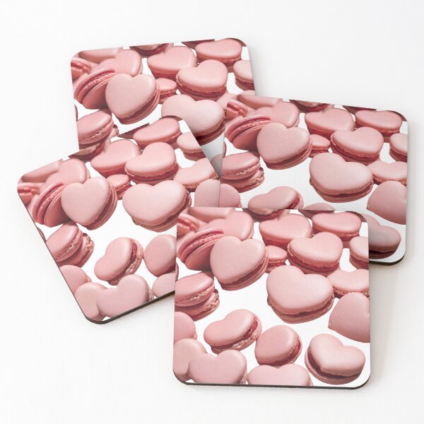 Item preview, Pink macarons sweet cookies designed and sold by Yeyishop.