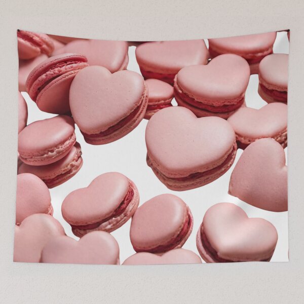 Item preview, Pink macarons sweet cookies designed and sold by Yeyishop.
