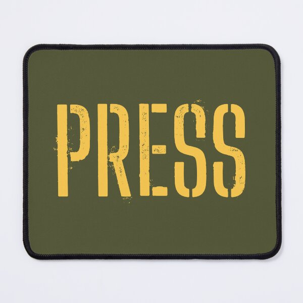 Item preview, Press Correspondent Photographer Reporter Camera Crew Gear designed and sold by Geek Updated.
