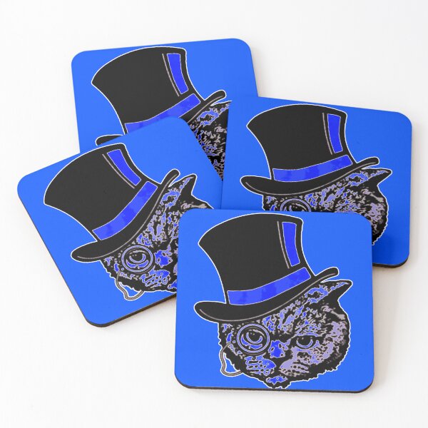 Item preview, Blue Cosmopolitan Cat designed and sold by Mr-Burgher.