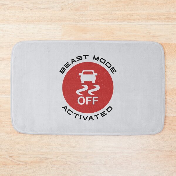 Item preview, Beast Mode Activated - Traction Control Off - Red designed and sold by ApexFibers.