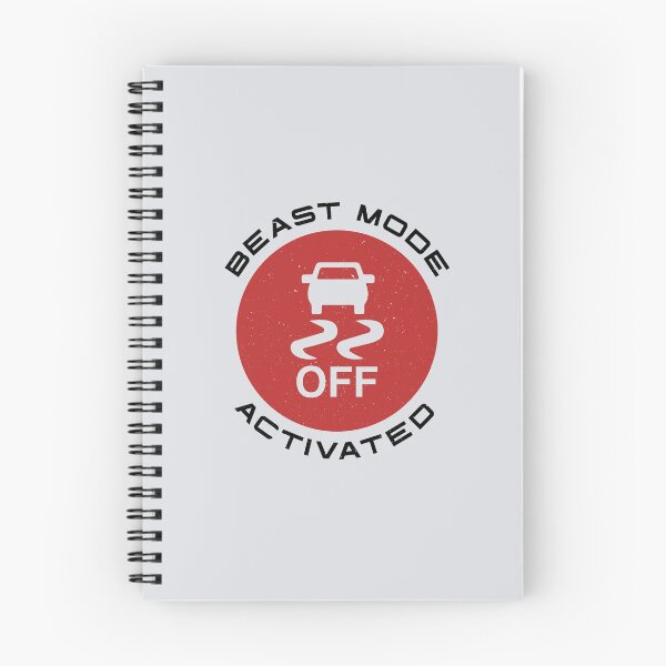 Item preview, Beast Mode Activated - Traction Control Off - Red designed and sold by ApexFibers.