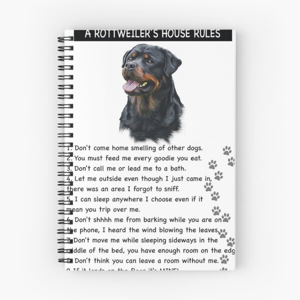 Item preview, A Rottweiler's House Rules designed and sold by 123ks.