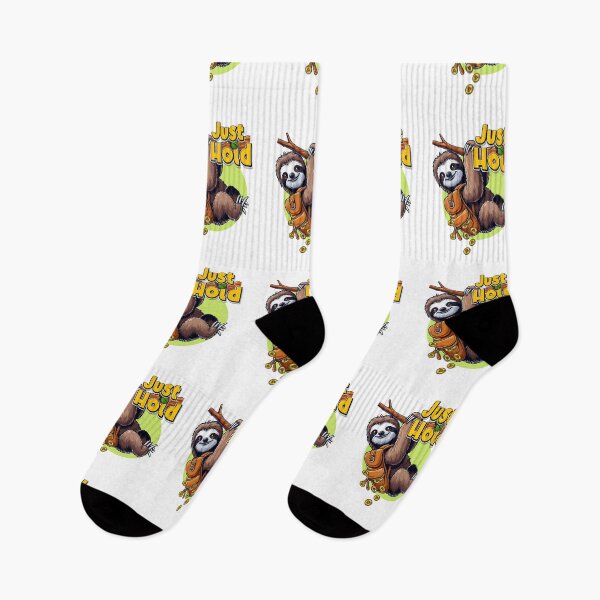 Item preview, Sloth - Just hold designed and sold by CryptoFunMerch.