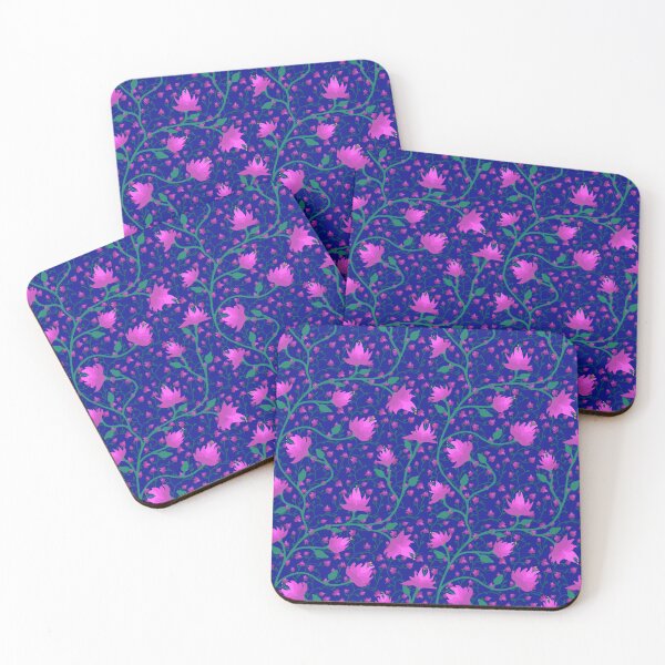 Item preview, Tangled Vines and Flowers (Blue) designed and sold by AmberAzbell.