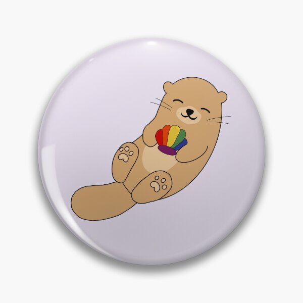 Item preview, LGBTQIA+ Otter PRIDE COLLECTION designed and sold by gobroadway.
