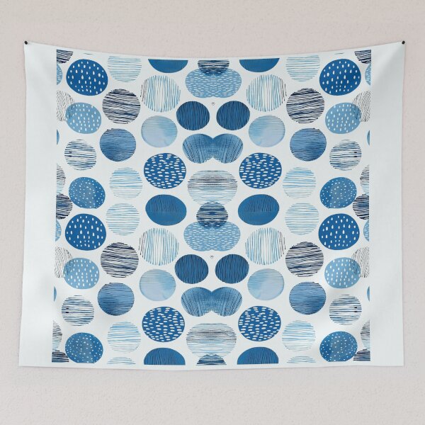 Item preview, Blue Circle, thin line designed and sold by AnnDart.