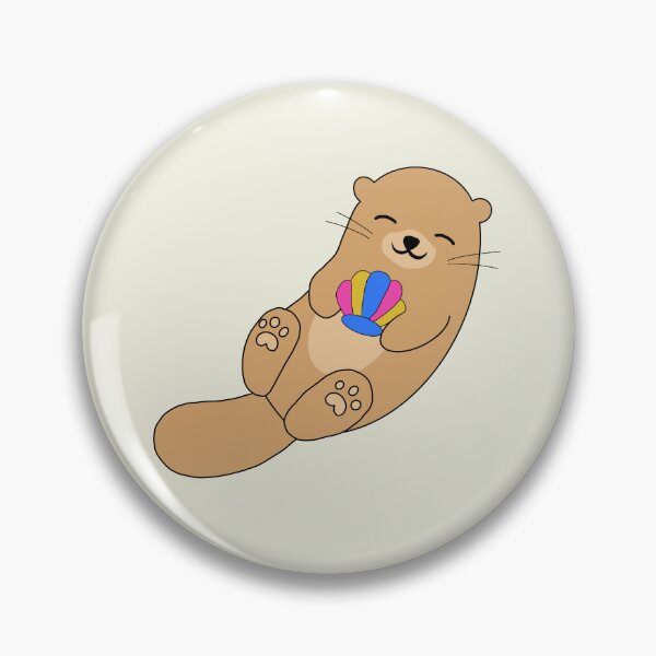 Item preview, Pansexual Otter PRIDE COLLECTION designed and sold by gobroadway.