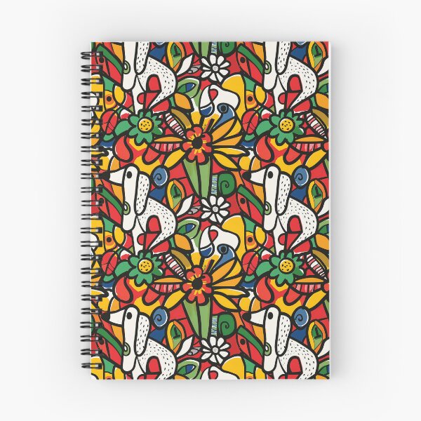 Item preview, Dogs & Flowers designed and sold by MidArtForge.