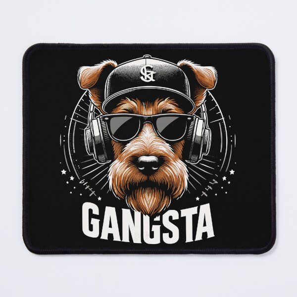 Item preview, Irish Terrier Gangsta Gangster Dog Gift designed and sold by Pineapple-Tree.