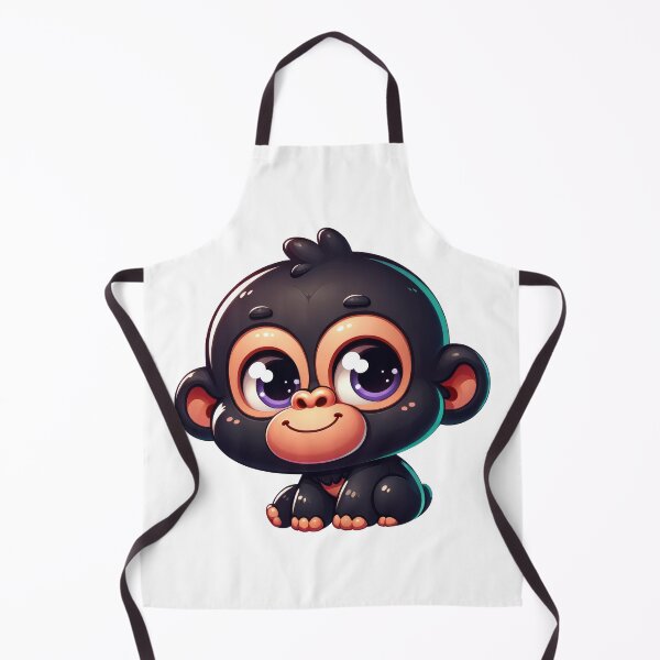 Item preview, Gorilla Critter Cove Cute Animal Stickers A Splash of Forest Frolics and Underwater Whimsy! designed and sold by dcohea.