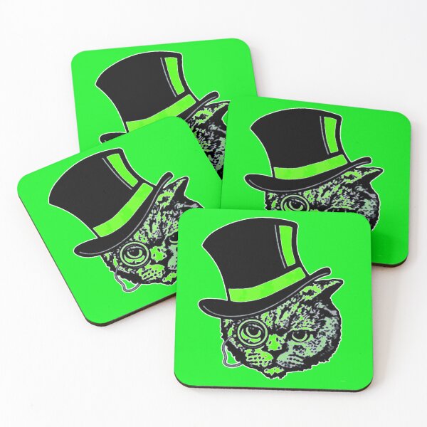 Item preview, Green Cosmopolitan Cat designed and sold by Mr-Burgher.