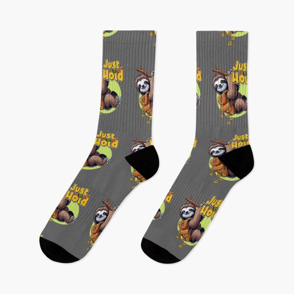 Item preview, Sloth - Just hold designed and sold by CryptoFunMerch.
