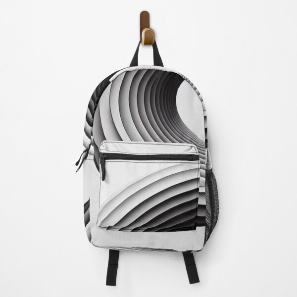 Item preview, round geometric shape black/white 3D designed and sold by bernhagen.