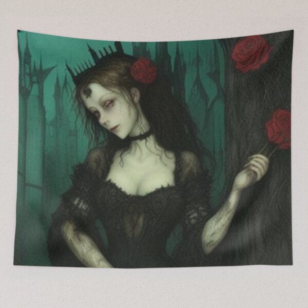 Item preview,  Classic Vintage Abstract Gothic Lady designed and sold by TheDarkWardrobe.