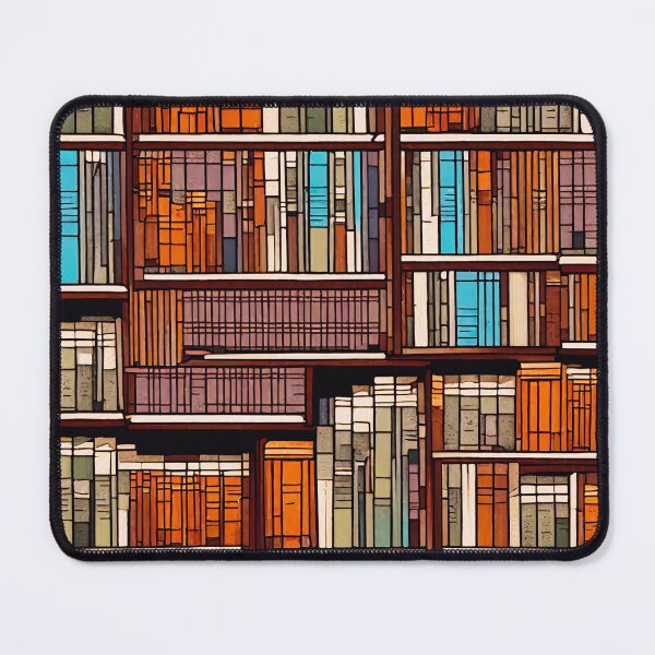 Item preview, Seamless Bookshelf Pattern designed and sold by Tom-Johnson.