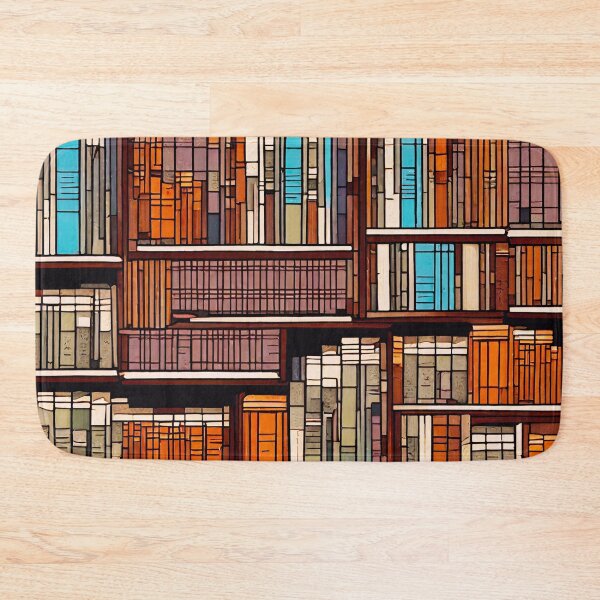 Item preview, Seamless Bookshelf Pattern designed and sold by Tom-Johnson.