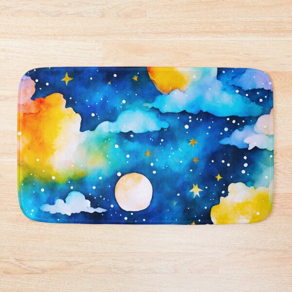 Item preview, Dreamy Night Sky Watercolor designed and sold by Tom-Johnson.
