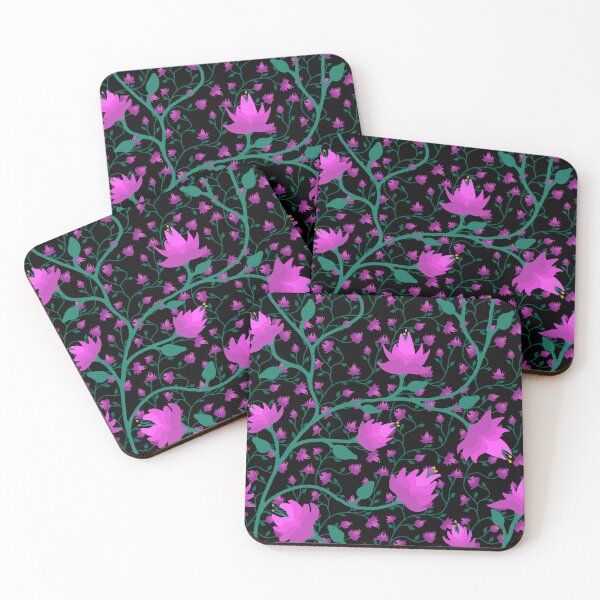 Item preview, Tangled Vines and Flowers (Black) designed and sold by AmberAzbell.