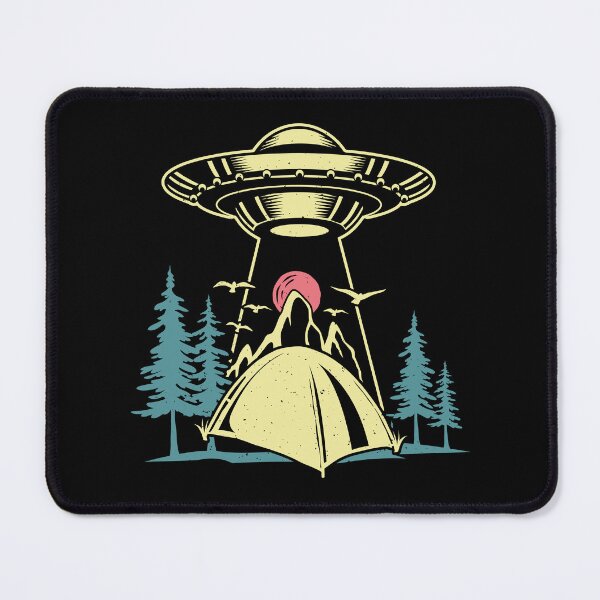 Item preview, Vintage Alien UFO Attack The Camp designed and sold by ArtByKatti.