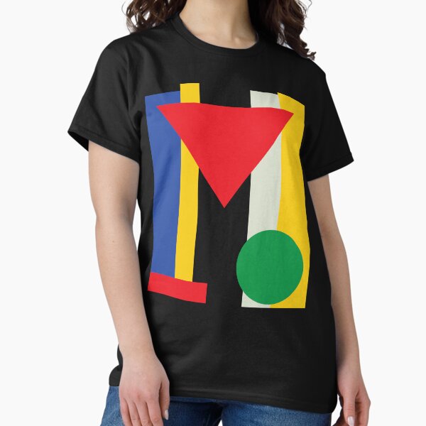 GEOMETRIC COLORS LETTER M Classic T-Shirt