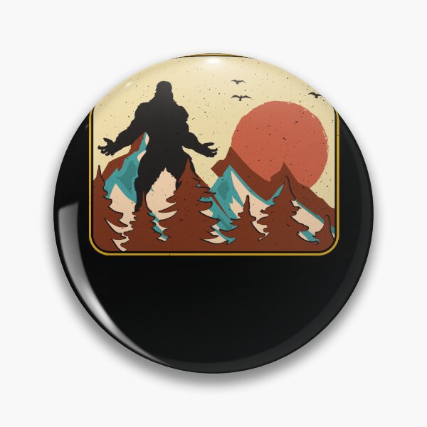 Item preview, Funny Bigfoot Doesn't Believe In You Either, Retro Style Lover designed and sold by ArtByKatti.
