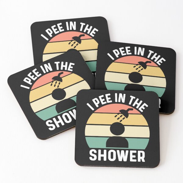 Item preview, I Pee In The Shower, Funny Shower Bathroom Humor designed and sold by Sunserize Designs.