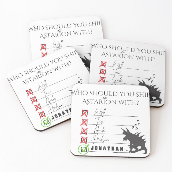 Item preview, Astarion: I'm married to a tarrasque named Jonathan! designed and sold by MossyRossy.