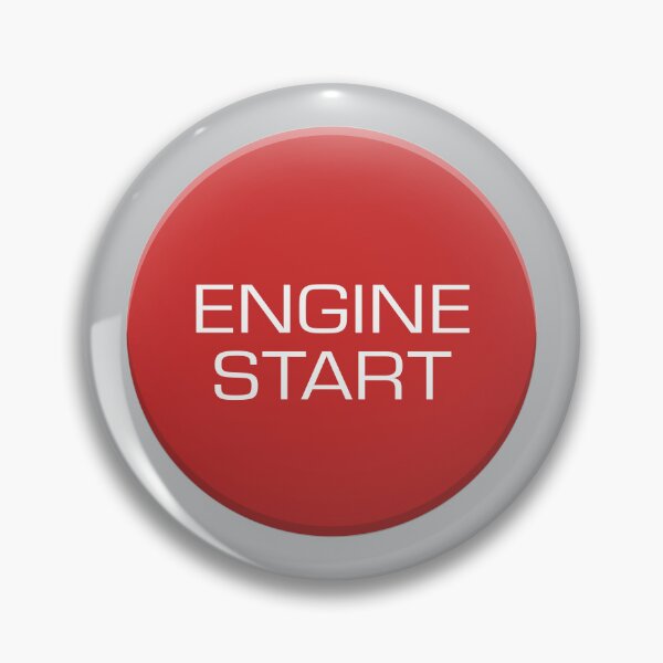 Item preview, Red Engine Start Button designed and sold by ApexFibers.