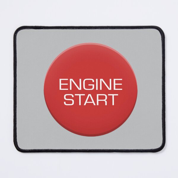 Item preview, Red Engine Start Button designed and sold by ApexFibers.