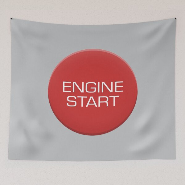 Item preview, Red Engine Start Button designed and sold by ApexFibers.
