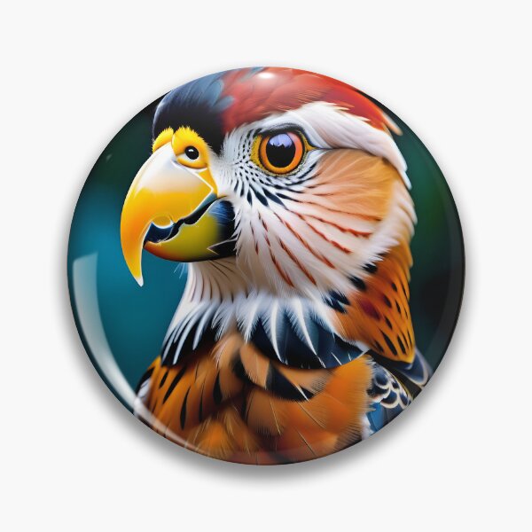 Item preview, Colorful Bird Portrait designed and sold by TheArtOfPat.