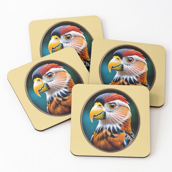 Item preview, Colorful Bird Portrait designed and sold by TheArtOfPat.