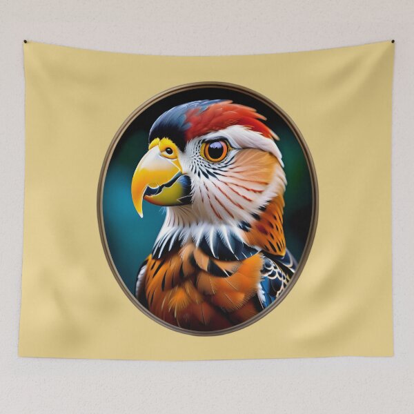 Item preview, Colorful Bird Portrait designed and sold by TheArtOfPat.