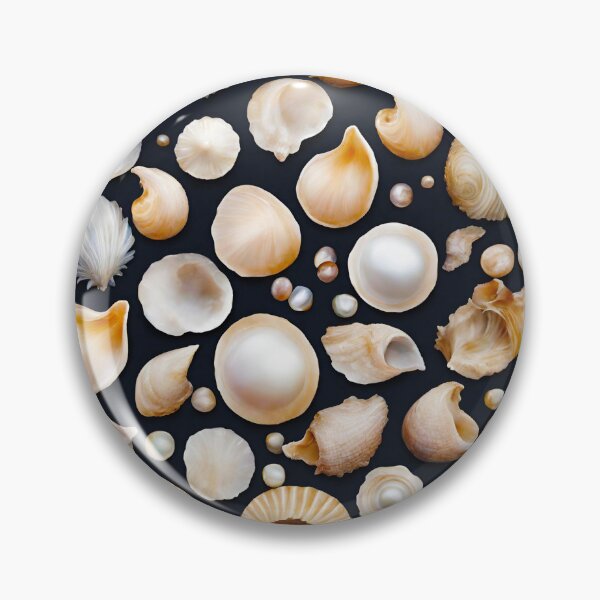 Item preview, Pearl-studded Seashell Patterns designed and sold by Tom-Johnson.