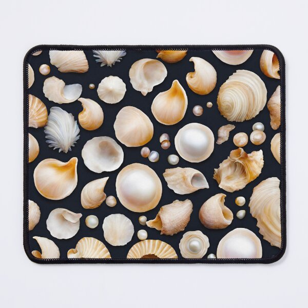 Item preview, Pearl-studded Seashell Patterns designed and sold by Tom-Johnson.