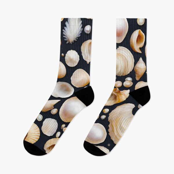 Item preview, Pearl-studded Seashell Patterns designed and sold by Tom-Johnson.