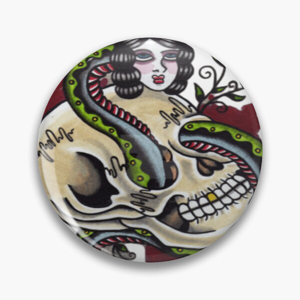 Item preview, calavera serpentina designed and sold by seoloifreh.