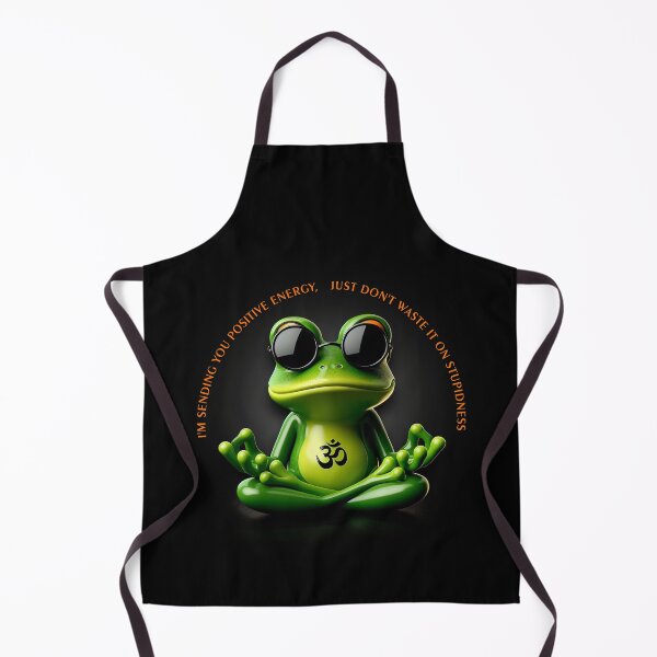Item preview, Frog energy, Happy Thoughts, Good Energy, Feeling Good, positive attitude designed and sold by CrisMor-Art.