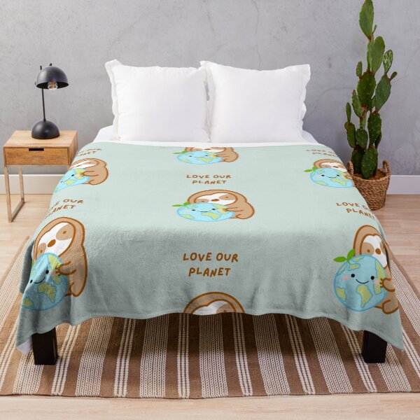 Item preview, Love Our Planet Earth Sloth designed and sold by theslothinme.