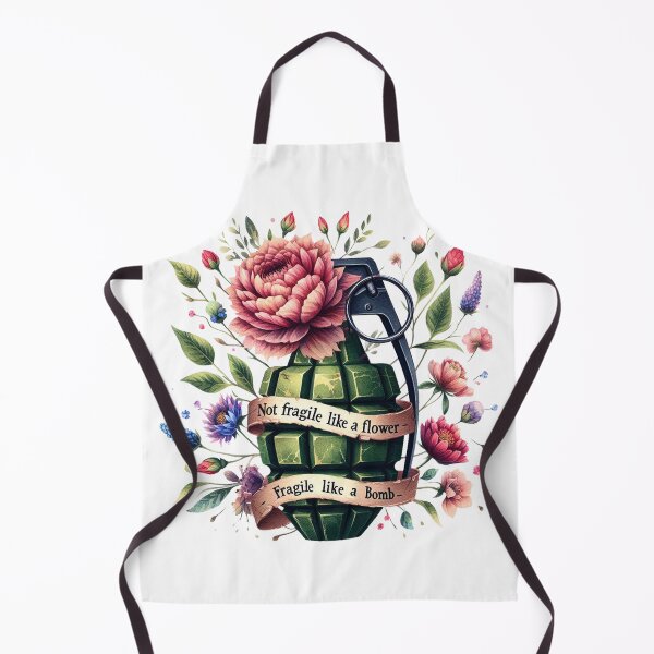 Item preview, Not Fragile Like A Flower Fragile Like A Bomb designed and sold by devonclemon.
