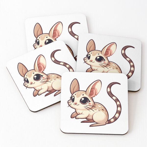 Item preview, Jerboa Critter Cove Cute Animal Stickers  A Splash of Forest Frolics and Underwater Whimsy! designed and sold by dcohea.