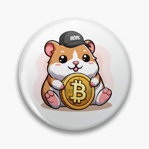Item preview, A Hodl hamster holds his Bitcoin designed and sold by CryptoFunMerch.