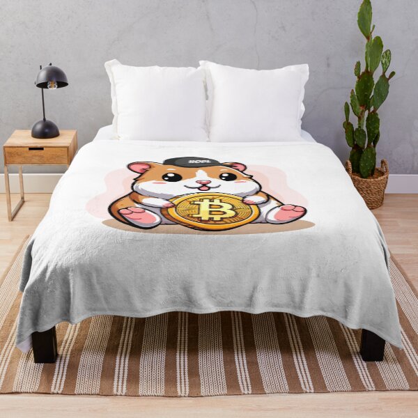 Item preview, Un hámster Hodl sostiene su Bitcoin designed and sold by CryptoFunMerch.