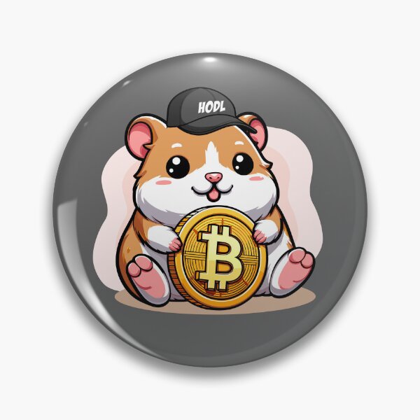 Item preview, A Hodl hamster holds his Bitcoin designed and sold by CryptoFunMerch.